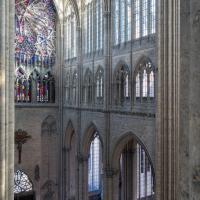  Cathedrale Notre-Dame - Interior: south triforium level looking into the north transept