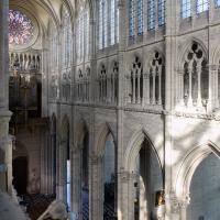  Cathedrale Notre-Dame - Interior: south triforium level looking into the nave