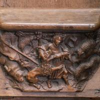  Cathedrale Notre-Dame - David fights lion