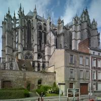 Cathédrale Saint-Pierre de Beauvais - Exterior,, chevet from north east