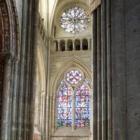 Cathédrale Saint-Pierre de Beauvais - Interior, south transept, east aisle looking south to façade
