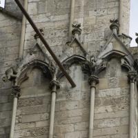 Cathédrale Saint-Pierre de Beauvais - Exterior, chevet, buttress upright (culée) in ambulatory 