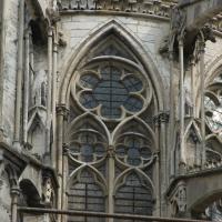 Cathédrale Saint-Pierre de Beauvais - Exterior, chevet clerestory window, south side