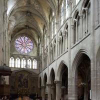 Église Saint-Étienne de Brie-Comte-Robert - Interior, south nave elevation looking east