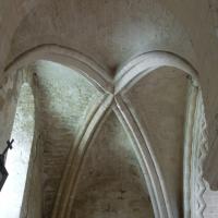 Église Saint-Lucien de Bury - Interior, north nave aisle ribbed vault
