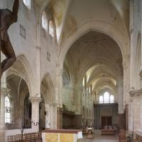 Église Saint-Martin de Champeaux - Interior, south chevet and nave elevation