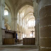 Église Saint-Martin de Champeaux - Interior, north chevet and choir stalls