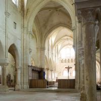 Église Saint-Martin de Champeaux - Interior, north nave and chevet elevation