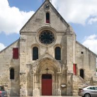 Église Saint-Georges de Courmelles - Exterior, western frontispiece