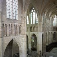 Église Saint-Ferréol d'Essômes-sur-Marne - Interior, north nave, transept and chevet elevation from south nave triforium level