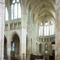 Église Saint-Ferréol d'Essômes-sur-Marne - Interior, north transept and northeast chevet elevation