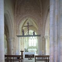 Église Saint-Denis de Foulangues - Interior, nave looking east