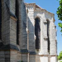 Abbaye Notre-Dame-des-Ardents-et-Saint-Pierre de Lagny-sur-Marne - Exterior, chevet, northeast radiating chapel elevation