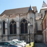 Abbaye Notre-Dame-des-Ardents-et-Saint-Pierre de Lagny-sur-Marne - Exterior, north elevation