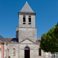 Abbaye Notre-Dame-des-Ardents-et-Saint-Pierre de Lagny-sur-Marne - Exterior, western frontispiece