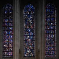 Cathédrale Notre-Dame de Laon - Interior, east end stained glass