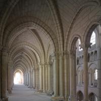 Cathédrale Notre-Dame de Laon - Interior, nave, south gallery looking west