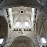 Cathédrale Notre-Dame de Laon - Interior, crossing space and lantern tower vault