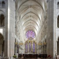 Cathédrale Notre-Dame de Laon - Interior, crossing space and chevet looking east