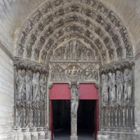 Cathédrale Notre-Dame de Laon - Exterior, western frontispiece, central portal