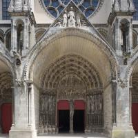 Cathédrale Notre-Dame de Laon - Exterior, western frontispiece portals