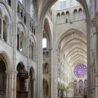 Cathédrale Notre-Dame de Laon - Interior, crossing space looking northeast