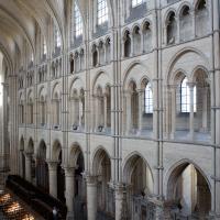Cathédrale Notre-Dame de Laon - Interior, chevet gallery level looking northwest