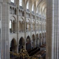 Cathédrale Notre-Dame de Laon - Interior, chevet, gallery level, looking northeast