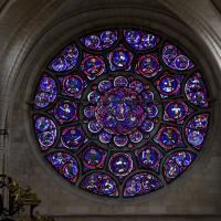 Cathédrale Notre-Dame de Laon - Interior, east end rose window