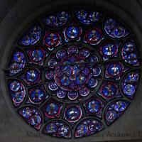 Cathédrale Notre-Dame de Laon - Exterior, east chevet rose window