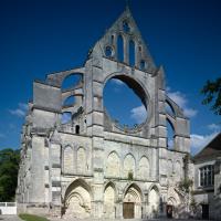 Église Notre-Dame de Longpont - Exterior, ruins of western frontispiece