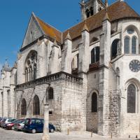 Moret-sur-Loing, Église Notre-Dame - Exterior, south chevet and south transept elevation