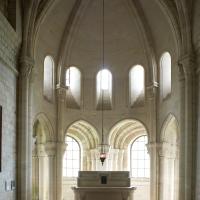 Église Saint-Denis de Morienval - Interior, chevet elevation looking east
