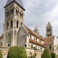 Église Saint-Denis de Morienval - Exterior, western frontispiece and south nave elevation