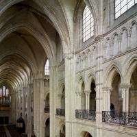Cathédrale Notre-Dame de Noyon - Interior, chevet gallery level, looking northwest