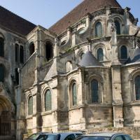 Cathédrale Notre-Dame de Noyon - Exterior, chevet, from southeast and south transept