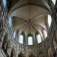 Cathédrale Notre-Dame de Noyon - Interior, chevet hemicycle upper parts and vaults