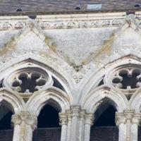 Cathédrale Notre-Dame de Noyon - Exterior, western frontispiece, tower detail