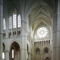 Église Saint-Pierre d'Orbais - Interior, south transept elevation