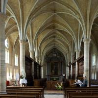 Église Notre-Dame d'Ourscamp - Interior, monastic building, nave and choir