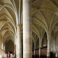 Église Notre-Dame d'Ourscamp - Interior, monastic building, noth aisle ribbed vault