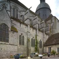 Église Saint-Quiriace de Provins - Exterior, north chevet elevation and tower