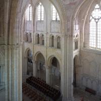 Église Saint-Quiriace de Provins - Interior, south chevet elevation from clerestory level