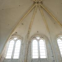 Église Saint-Quiriace de Provins - Interior, chevet ribbed vault and clerestory