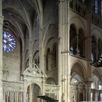 Basilique Saint-Remi de Reims - Interior, north transept and north chevet elevation