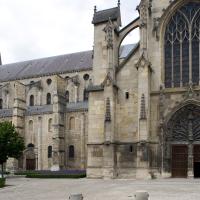 Basilique Saint-Remi de Reims - Exterior, south nave and transept elevation