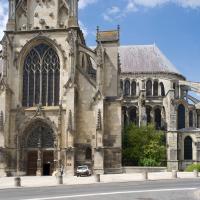 Basilique Saint-Remi de Reims - Exterior, south transept and chevet elevation