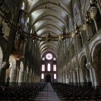 Basilique Saint-Remi de Reims - Interior, nave looking west