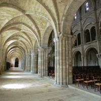 Basilique Saint-Remi de Reims - Interior, south nave aisle looking west