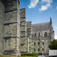 Basilique Saint-Remi de Reims - Exterior, south transept elevation